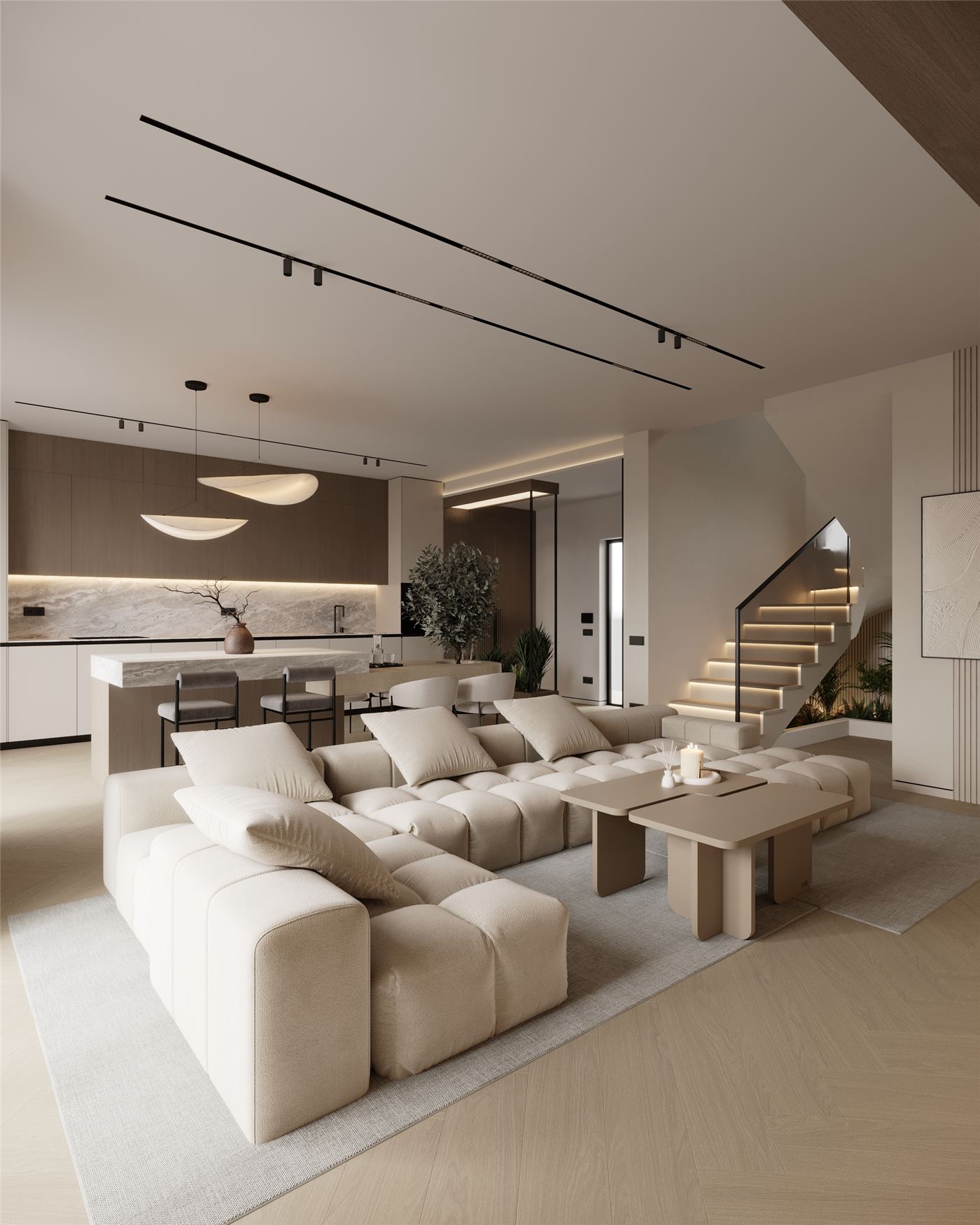 CC Villa, design interior vilă în Craiova, imaginea 2