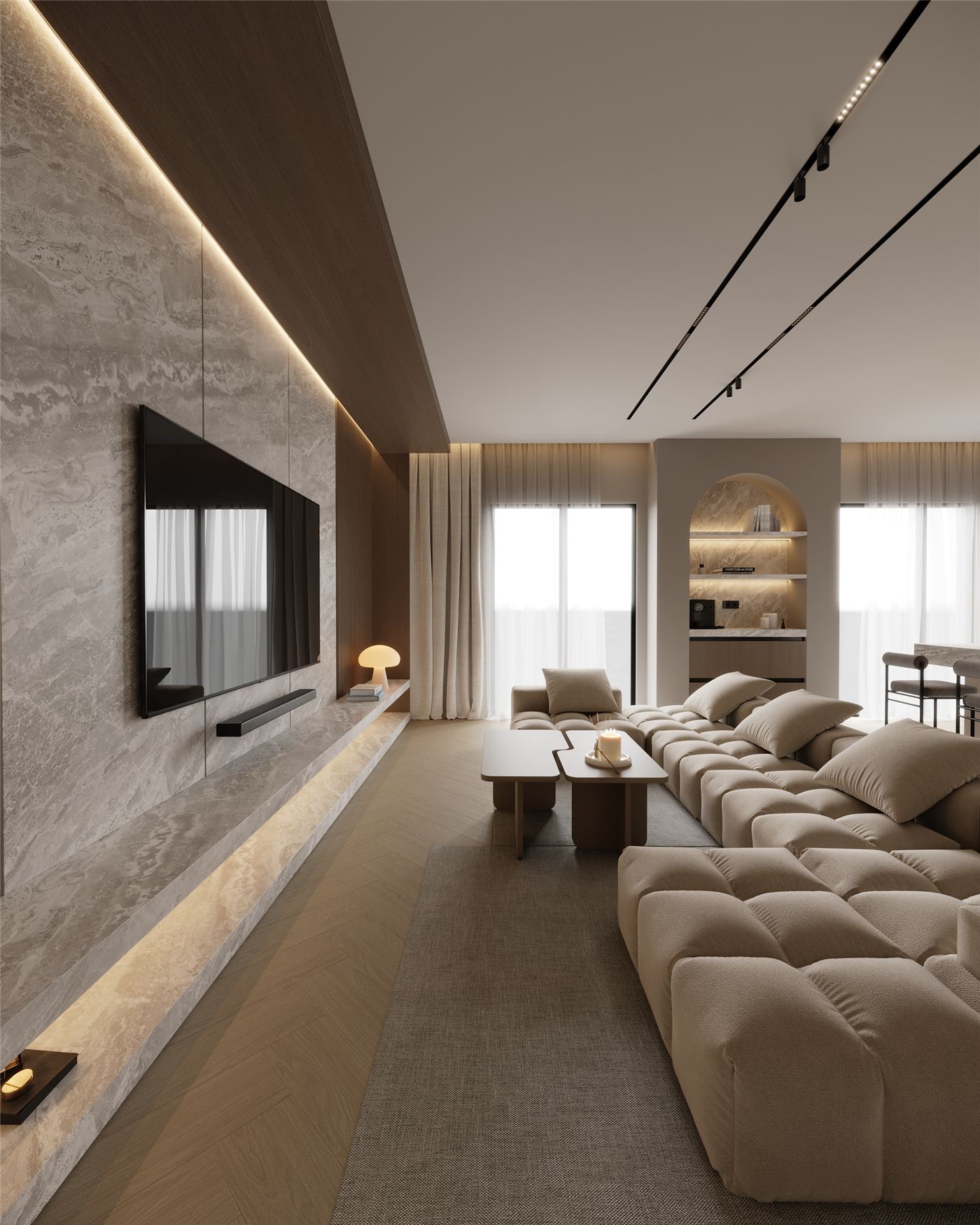 CC Villa, design interior vilă în Craiova, imaginea 3