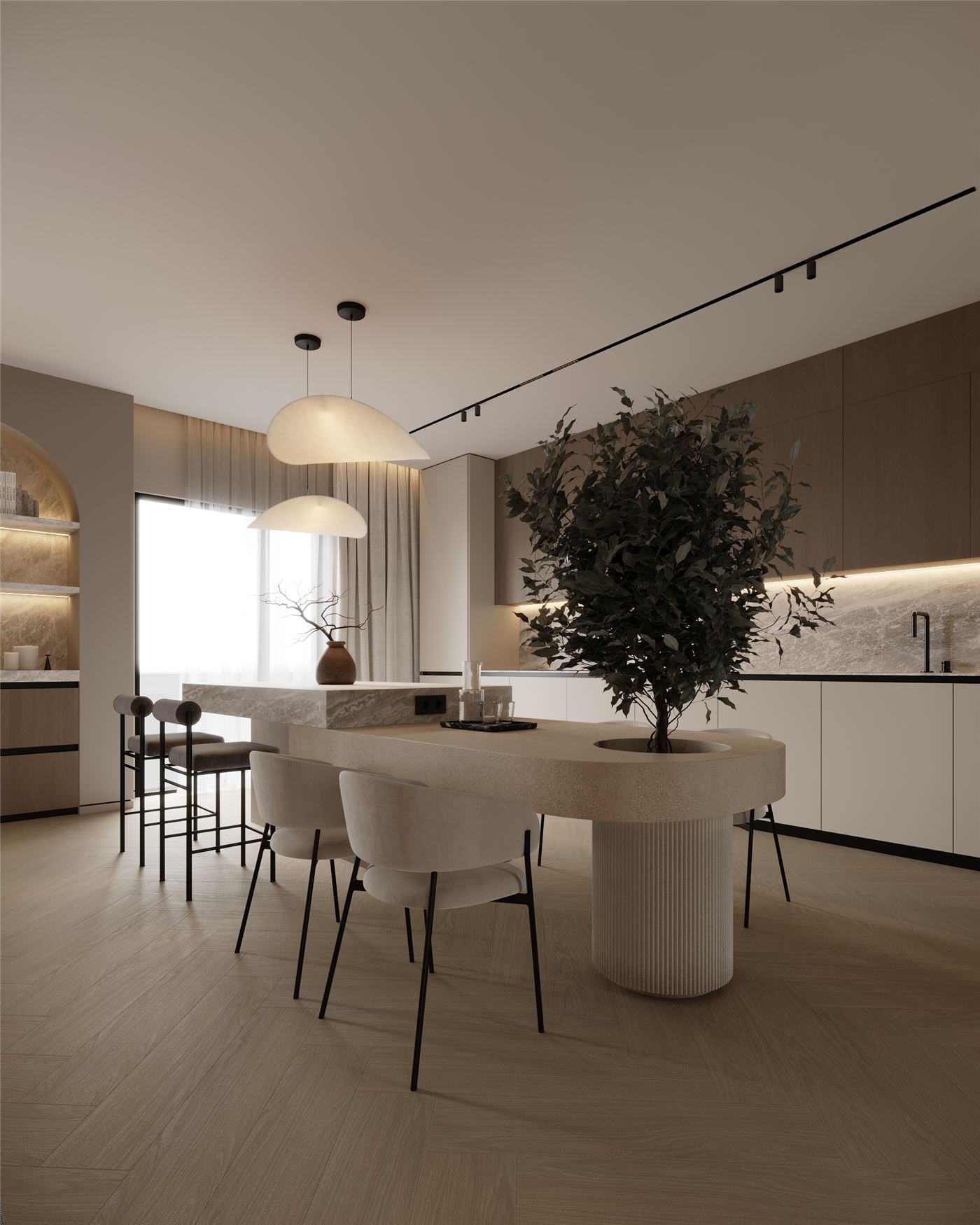 CC Villa, design interior vilă în Craiova, imaginea 5