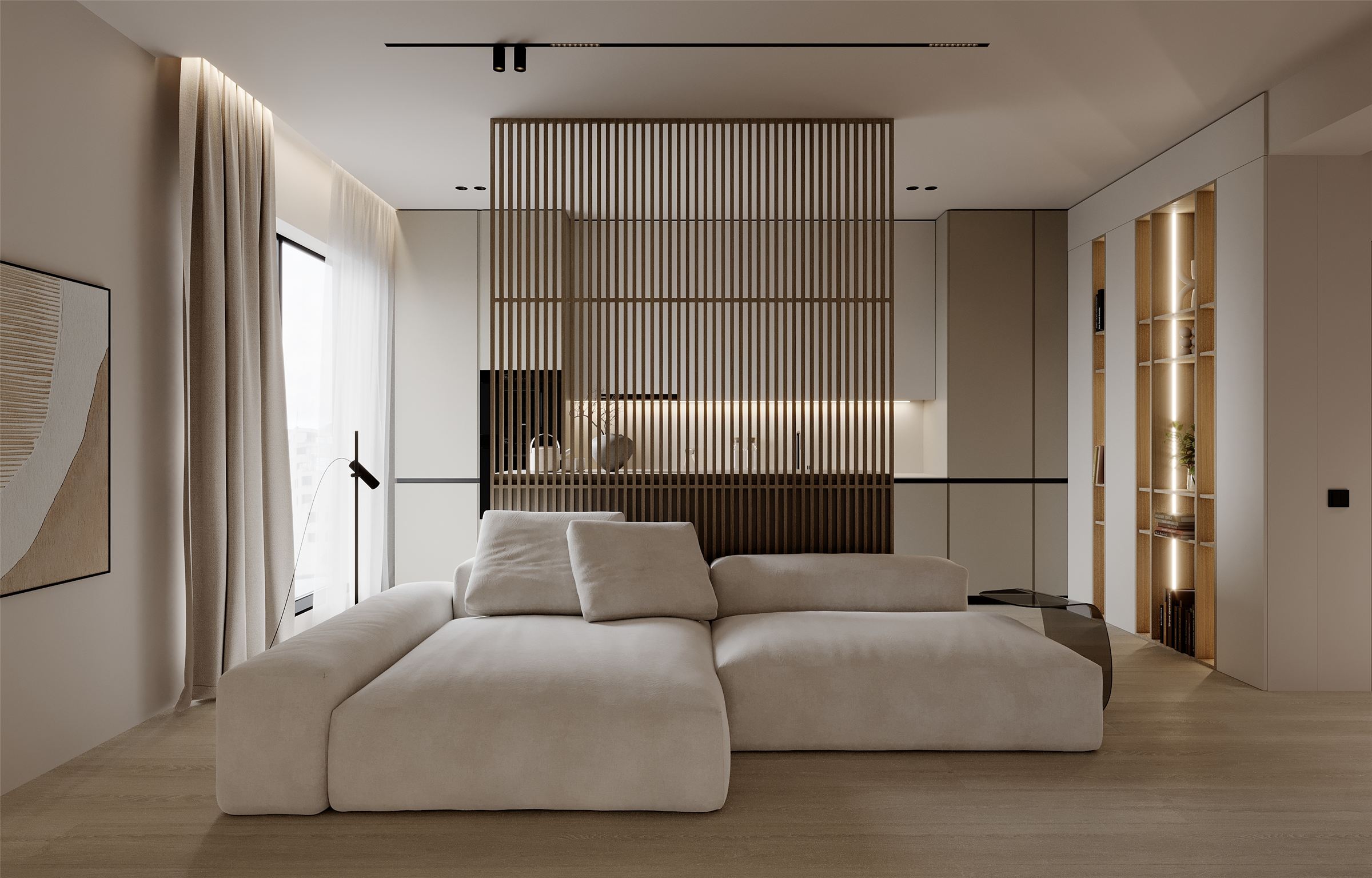 MTM 55, design interior apartament în Pipera, imaginea 1