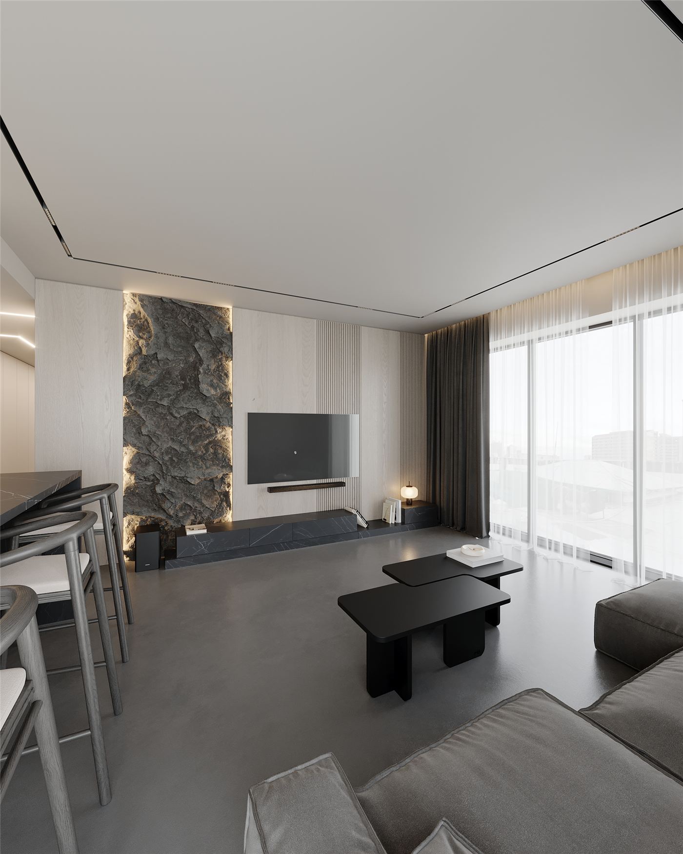 ONE 100, design interior apartament în Pipera, imaginea 9
